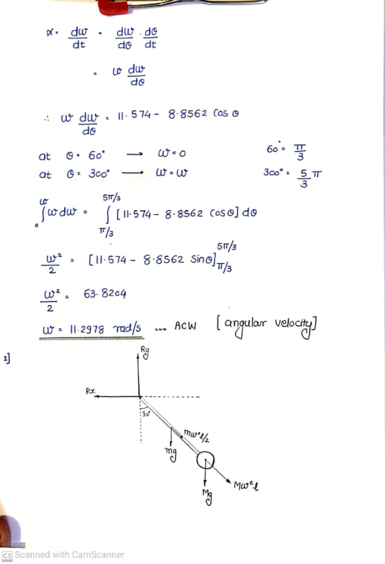 X= dw dt dw.do do dt w dw do w dw 11.574 - 8.8562 caso = do 603 at W-O 0.600 O = 300° Elm vilm at Wow 300° TT 5/3 0 w do = 1