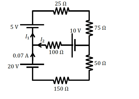 25 Ω ww 5 V 75 Ω 10 V 11 12 ww 100 Ω 0.07 Α. 20 V 50 Ω ww 150 Ω