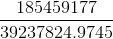185459177 39237824.9745