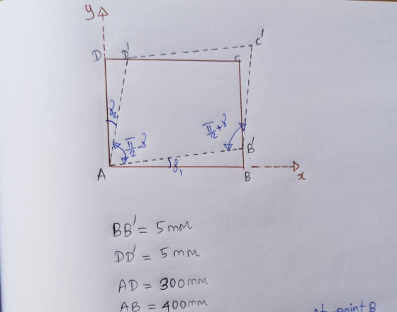 BB = 5 mm DD = 5mm AD=300mm AB=400mm ob enint B