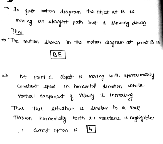 Sn gvm motion daran tho object at L moving on atrarnt pech but u Aloong devon Th以 コーThe mution Xhoon In tho mohon diagram at