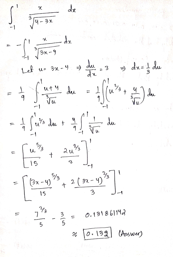 X de 3 4 - 3x da ایران را دارد د 3 ار و -2 - 2 = وما . پلو du du لا z dre=1 du 3 - ut y du u² du 9 3 3 Vu اے 114 Suts 43 dut
