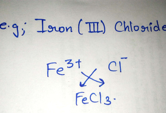 eg Ioon (TIL) Chlonide Fe31 Cr FeCl3