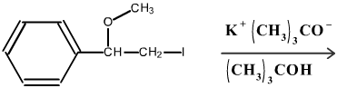Image for Draw the structure of the major organic product that is obtained when the following alkyl halide is treated wi