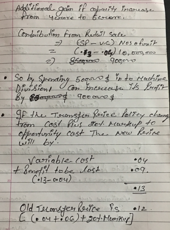 Additional gain if capacity increase from ycocore to crore... Conteribution from Retail sale - 2 E (SP- v.C) Nosofonit z (Hg