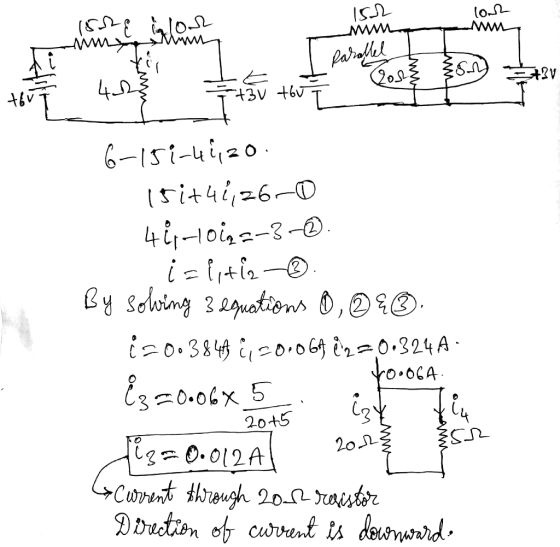 15.2 ore you 2033 354 3V lor ww t +30 t6u Parallel 45 6-151-46,20 151741, 26-0 44-10222-3-② i= litla By solving 3 equations 0
