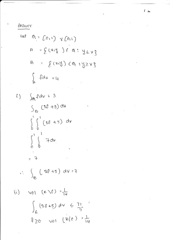 iや fnswer 子dv 다. ii) vol (AM), 1y 20 vol (Fle)