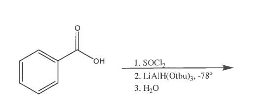 он 1. SOCI, 2. LiAIH(Otbu), -78° 3. H,0 -