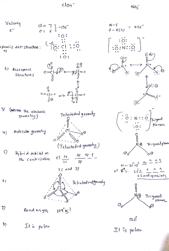 0, Valintų 2.3e ơ-6(3) : o :O b) Resonance 9 (ame The eakechencehmlec, geomehy) molecler qeome cl\ 3P 35 and 3p CIJ Tvigna p