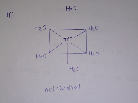 H2O H2O H₂O H2O НО H₂O octahedral