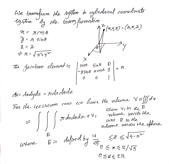 Cite transform the system to cylndbrical coordinate system by the tram formation (9,82) = (1,0,2) y = r sina Z N= acona Hy Z