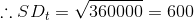 ::SD = 360000 = 600