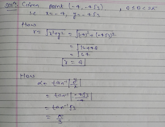 soin Given ll point (-4, 453). x= - 4 Go - 453 oso<25 I thew ra Jakaya a Stas?+ (2452)2 = 16tad How do tante a tant -463 tang