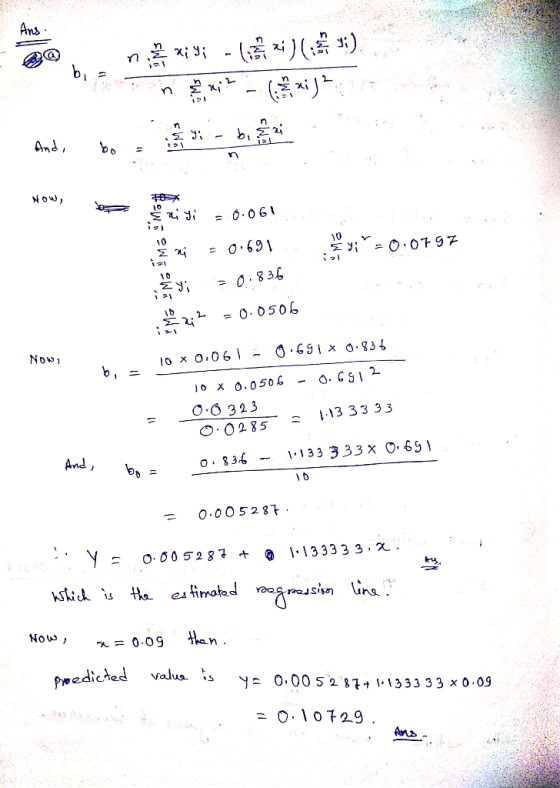 Ans And 2 NOw FX 6.06 10 10 O.69 - O.0797 -0. 050 : 2- NOw o x O.050 1.13 33 33 O.O285 1133 333 x O 6G And o. 836 O-O05287 11