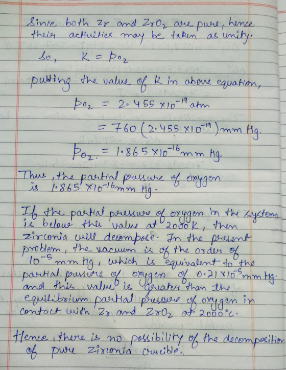 inte both Zr amd Zx0 a punehmce theis umity actiuities may be takim as the value of R m abane equahin, pusing 19 atm 2. 4 55