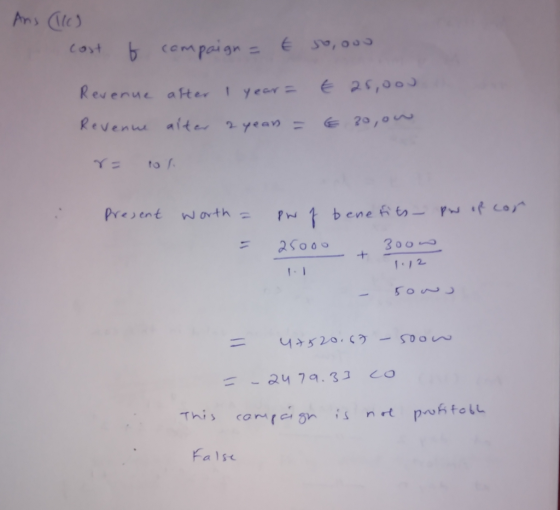 b (ern paign cost = 2c,00.) evenue after year ev, en -pw 1ぐC.oj This coenet phfotl ( 더 Sr. False