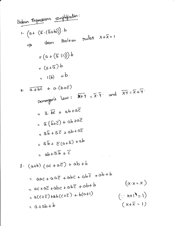 Loean Exprešions s Ebol e an (b Demmga 3. (a+ (oc ab+b