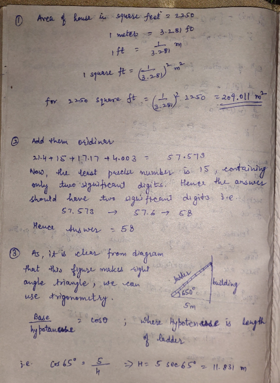 0 Area of house in square feet 2 2250 - meter - 3.28) fo ift - 3.18, I square ft = (28) for 2250 square ft = ( 7. 2250 2209.0