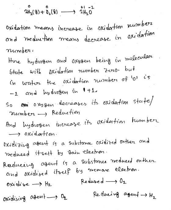 +1 -2 :: 24,18)+8,09) — 103 Oxidation means increase in oxidation nun and reduction means decrease in oxidation number: Hore