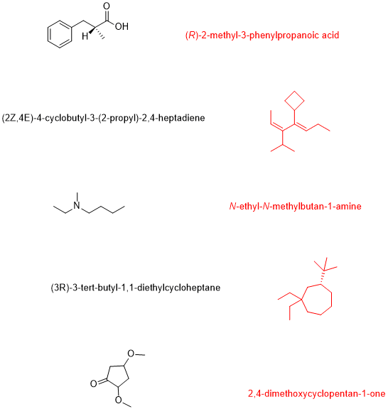 он нґ (R)-2-methyl-3-phenylpropanoic acid (2Z,4E)-4-cyclobutyl-3-(2-propyl)-2,4-heptadiene N-ethyl-N-methylbutan-1-amine (3R)