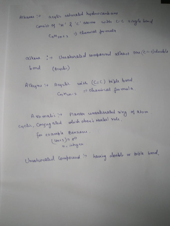 Alkanes i acylic saturated hydbw carb ane consist of H f c atoms with c-o single band = chenital formula CnH2n+2 7 i alke