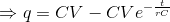 q=CV - CVec