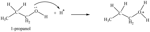Hн
Hн Н
X
— X
0+
* на
С
н
H,C
H,
H
1-propanol