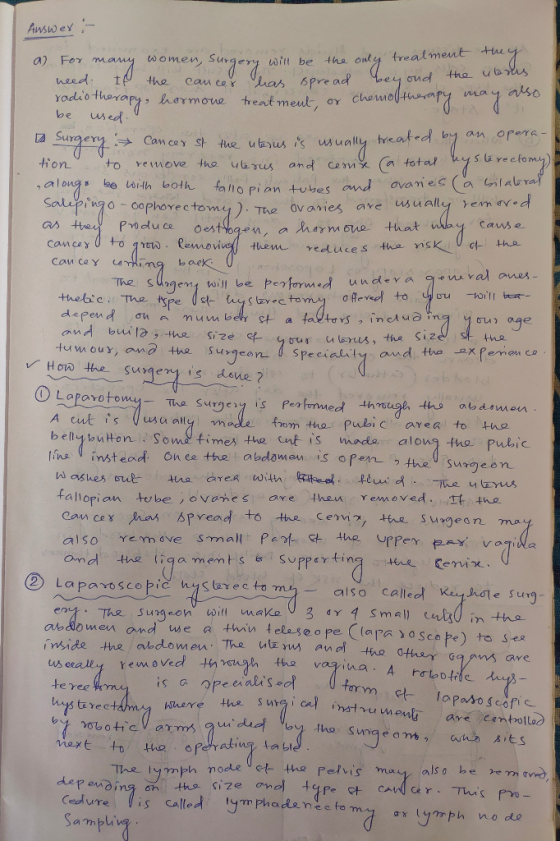 Ausw ex frealmentthe women will be a) For the cau cer as 6pread ey oud the ubts wmolthora chewelitiumrg heed Yodio tthe also