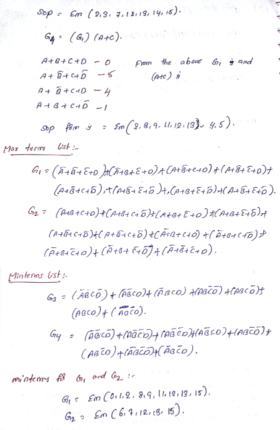 sy - (6,) (a+c) Prom the above G and ate Sb Hor teras bst Mintems bsh G,๑ Co 1,2.8 9 , 11, 12 13 ,15).