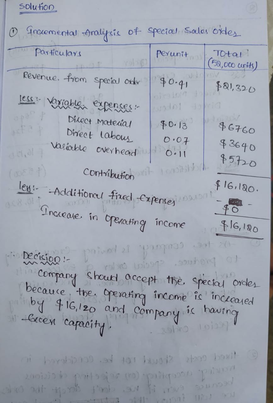 ad of Fire Sound $21,320 - Dicect Matecial Direct labous $6760 $3640 85720 less Variable expenses dol Variable overhead Contr