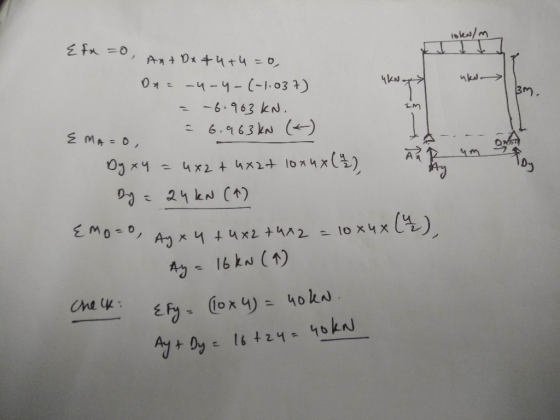 lokalm Efx=0, Ant Dx +4+4=0, Ҷумяч Ema=o, Oя = -4-ч- (-). o3 +) - - 6.963 kW, з 6. 463 kg (-) О4 = 4х2 + 4х2+ 16тих (4) Dy =