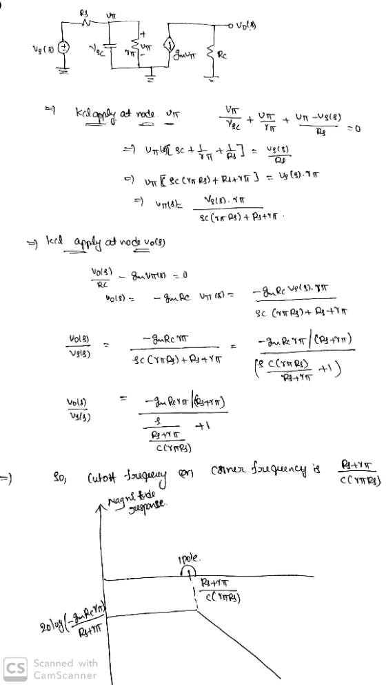 VE (B) Juust 3 Rc 7 kelamly at rode. IT + UT + Un-Ug(8) YIT = V0 8c + a. Ug(s) Oy a) UIT BC CYFRS) + RATT} = Ug (3) IT = uni