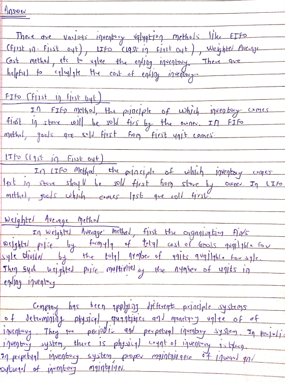 Answe There are valloys (first in fist out Cost method, etc to helpful to cqluqle quentary valuation methors like EIRO lifo c