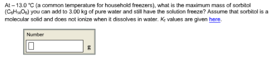 At-13.0 °C (a common temperature for household fre