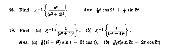 18. Find 18. Find (6) - · Asa ਭੂt coast + sin $t ਮੈਗ , ( 3 . 79. Find A8. (a) ਮੈਂ (3 - 2) sin t - 3t cost}, (b) ਛੰst(sin 2t -