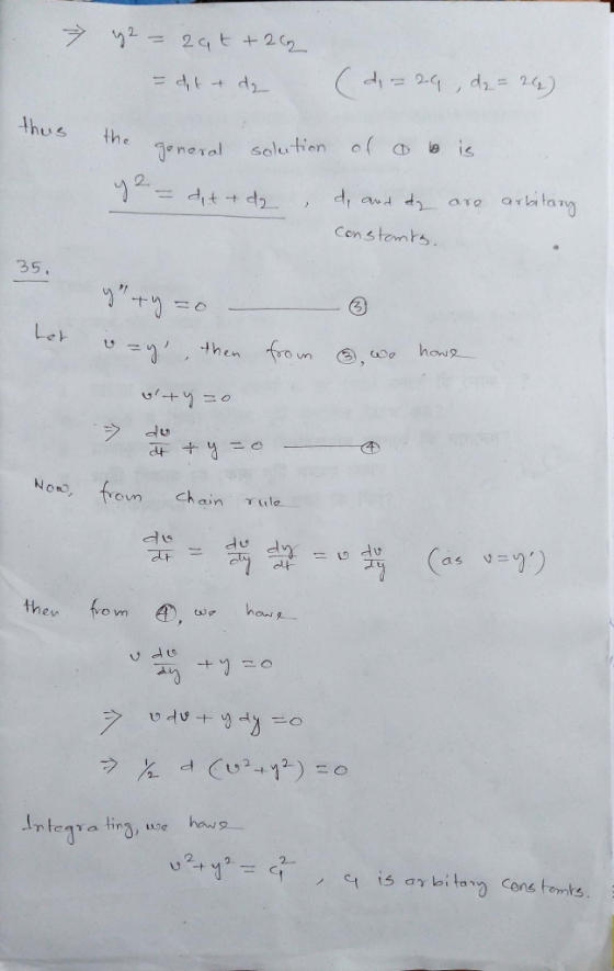 hus the r nexel solutien Con s tems 35. Now, ain rule ct 15 αγ bitan constants
