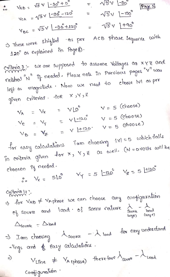 . VAB = va v |-30° +6° = V8v 1-30 -120 Vervov | -30°+120° -) These were shifted as per 120° as explained in Page 1 = 13v 1-8