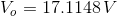 V. = 17.1148V