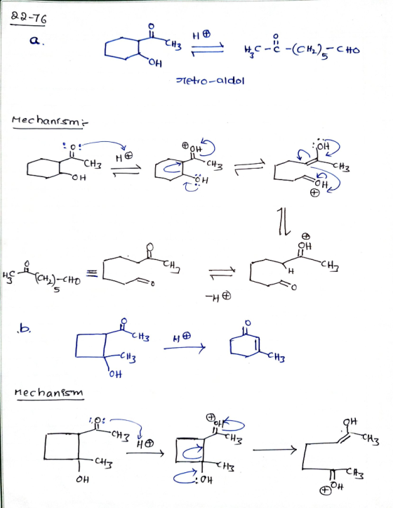 22-76 н® 5-CHO retro-aidol Mechanisms OH CH3 CH3 HO он FOH, LCHO Botas a Eta CHO -CH3 -CH3 HO, Mechanism BOLK OH -CH3 H3 CH3