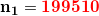 \small \small \mathbf{n_1={\color{Red} 199510}}