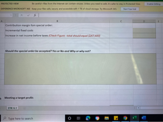 Enable Editing PROTECTED VIEW Be carefulfiles from the Internet can contain viruses. Unless you need to edit, its safer to s