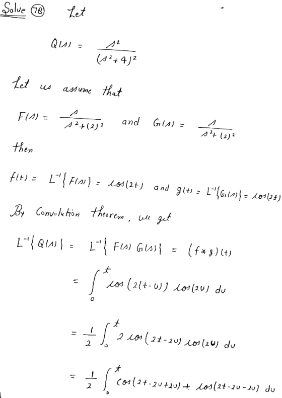 solue ® Let C Qusi = se (1²+4)² Let us assume that Filma Ontless and Gisi = rot use FIA) - - and GIA) - ^2+(212 - s2+ (2² the