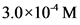 3.0x10*M