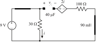 100 Ω 9 V 30 Ω 90 mH