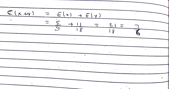 __E(x +y) - = - E (-) + E [५) 5 +।। - 5 + 2