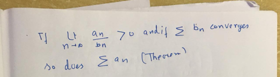 bn converges TI an 70 and if E Lt no bn so does Ean (Theorem)