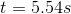 t=5.54 s