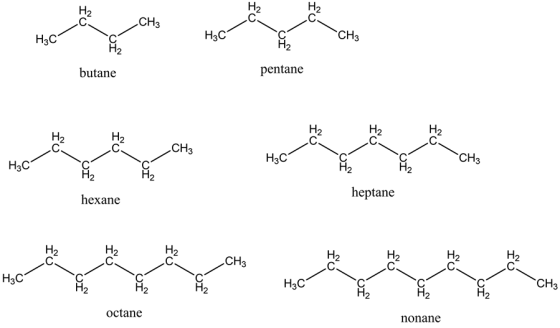 H2H2
CH3
CH3
H3C
H3C
وہ
butane
pentane
heptane
hexane
CH3
ما هم
با
H3c
4
cc
octane
nonane