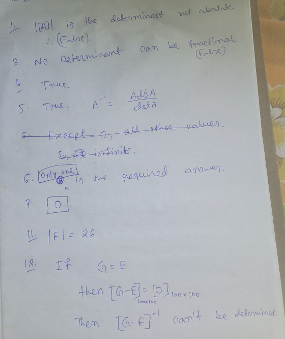 A hedkenminat Falne) not alosalute Cam le foactional Fasne 2. NO. Daterminant 4 Tue. Adi A LatA Toue A reept eall atherValue)