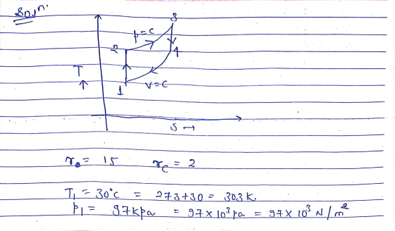 Souni - No 15 rc = 2 I 30°C 3 273+302 303 Ke Þj = 3.7k pa = 97 % 103 pa = 97 X 10N / m